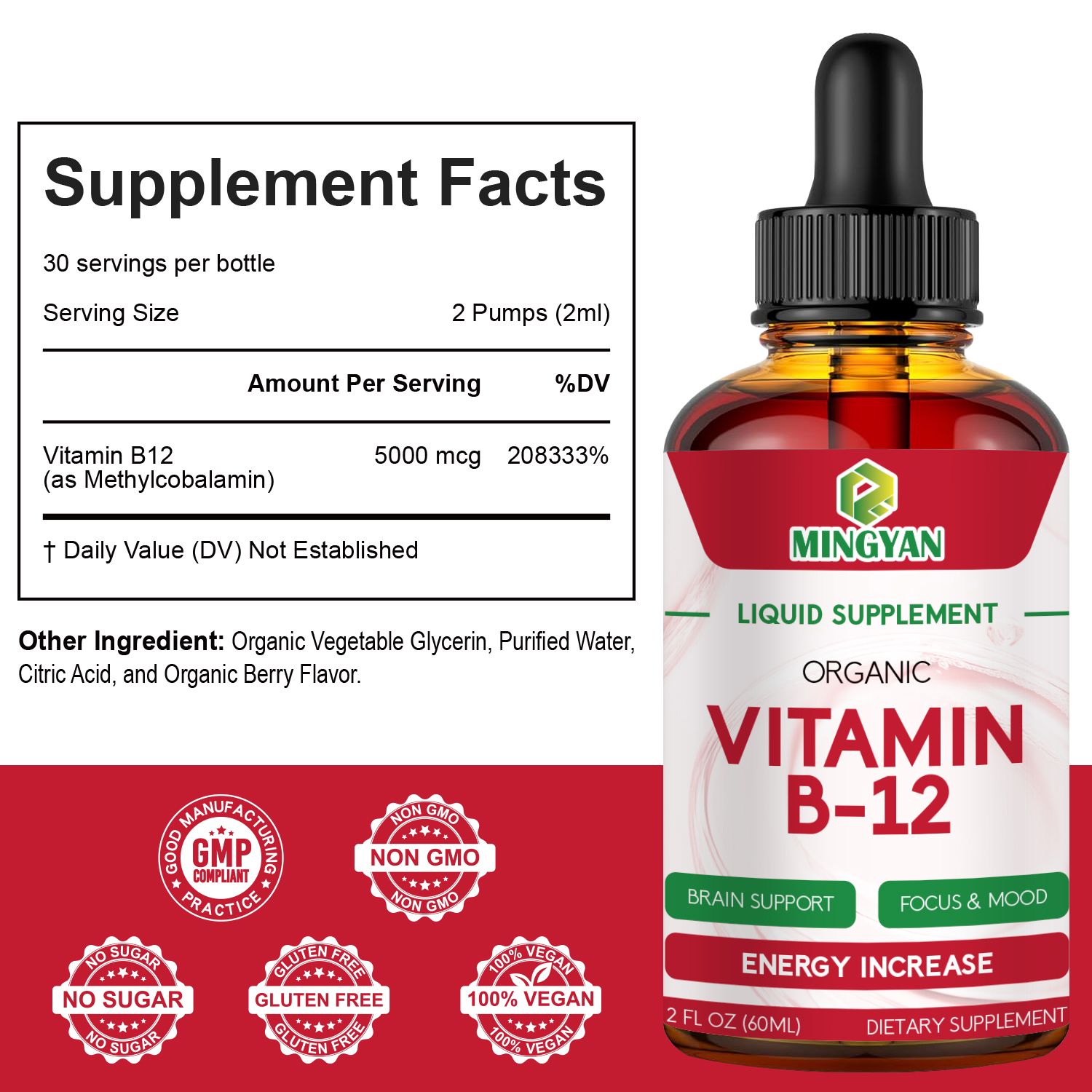 OEM-fabrikant van vitamine B12-druppels