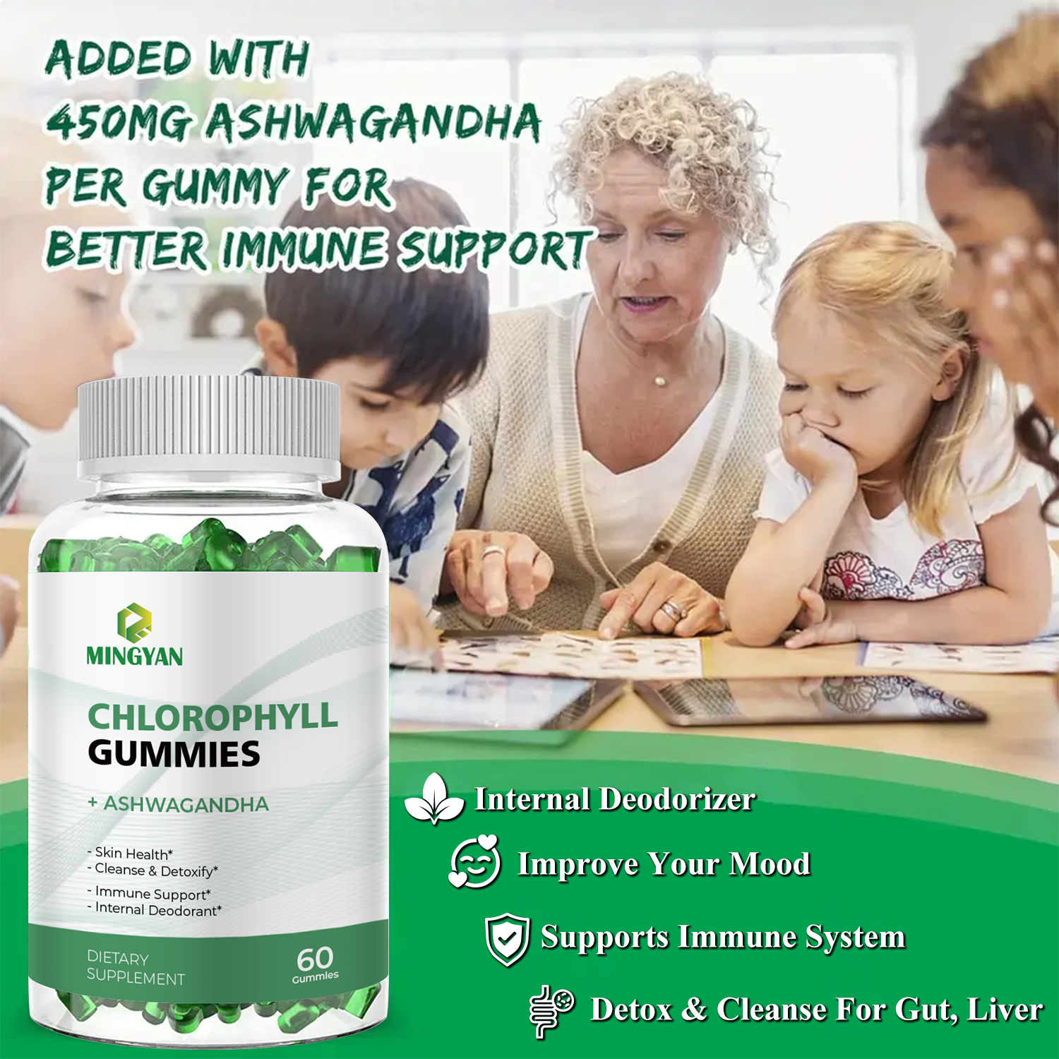 Bonbons &agrave; la chlorophylle